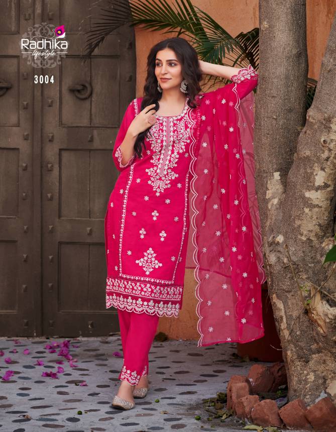 Sehnaz Vol 3 By Radhika Roman Silk Designer Kurti With Bottom Dupatta Wholesale Clothing Suppliers In India
